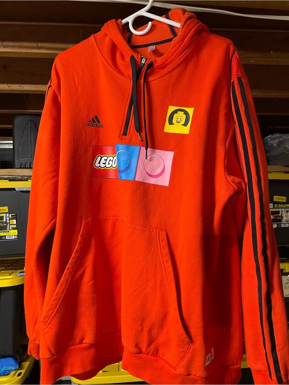ADIDAS X LEGO® HOODED SWEATSHIRT 2XL